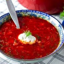 Borscht Soup (Vegetarian, Vegan, Paleo, Whole30)