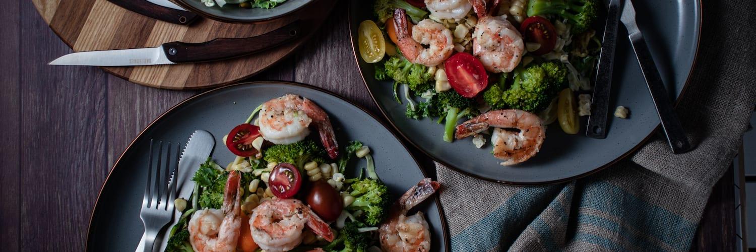 Cilantro Lime Shrimp & Corn Slaw