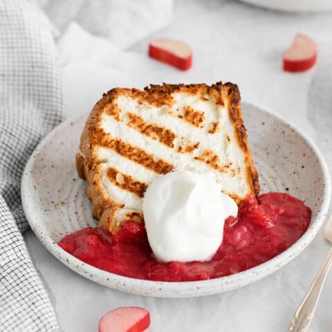 Grilled Angel Food Cake
