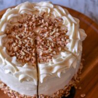 Vegan Carrot Cake with Cream Cheese Frosting