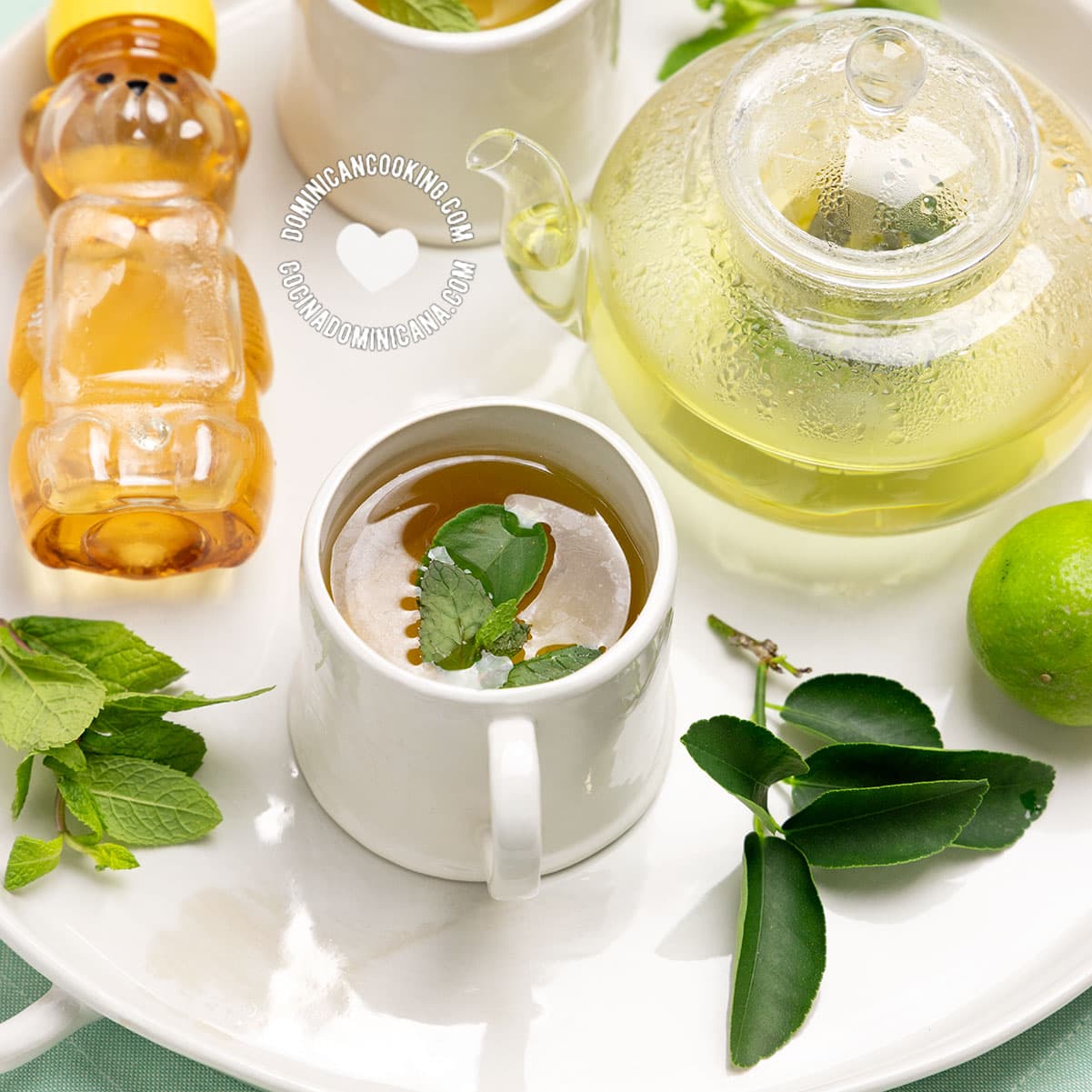 Tisana de Limón, Menta y Miel [Recipe + Video] Lime, Mint and Honey Tisane