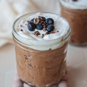 Aquafaba Chocolate Mousse without Eggs