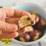 Chocolate Peanut Butter Buckeye Balls