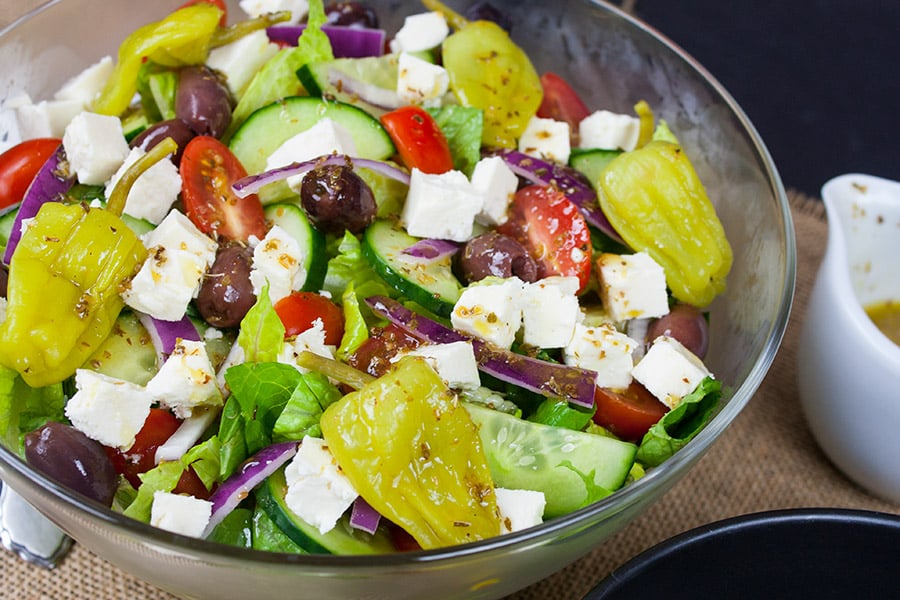 Homemade Greek Salad Recipe