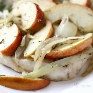 Grilled Pork Chops with Apple Topping