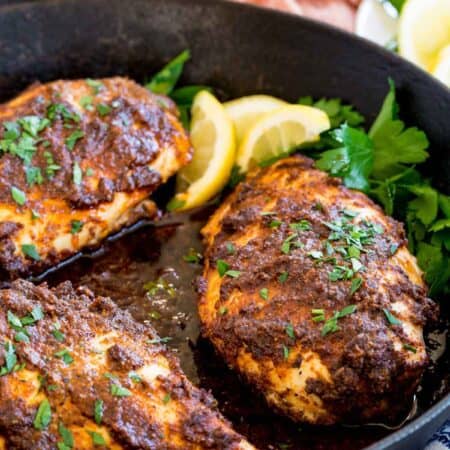 Baked Blackened Chicken