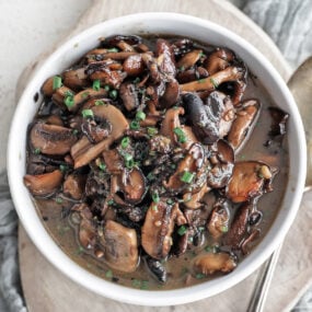 Mushrooms Sauce Recipe
