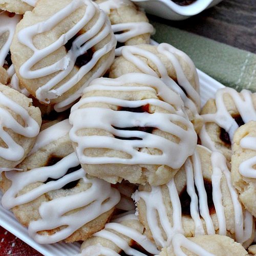 Pumpkin Pecan Thumbprint Cookies