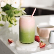 Strawberry Matcha Latte