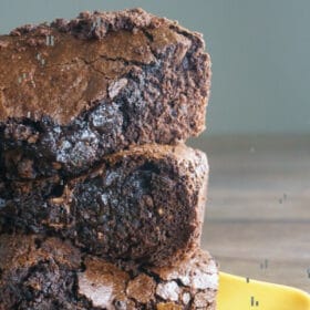 Double Chocolate Olive Oil Brownies