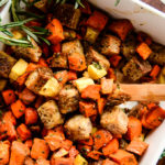 Root Vegetable Panzanella Salad with Balsamic-Herb Vinaigrette
