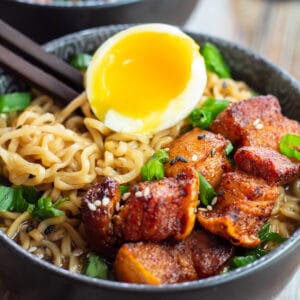 Pork Belly Ramen Bowl (with Soft Boiled Egg)