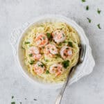 Creamy Garlic Parmesan Shrimp Pasta