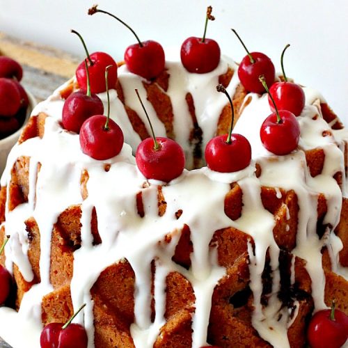 Fresh Cherry Coffeecake