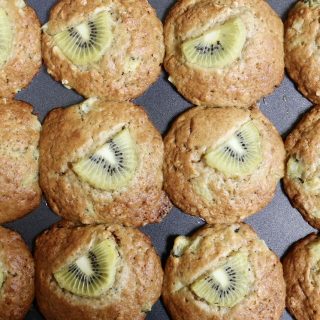 Healthy Kiwi Muffins