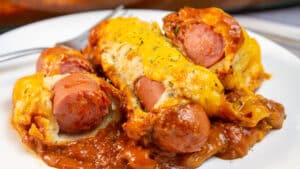 Chili Dog Casserole