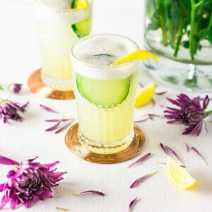 Cucumber-Lavender Gin Fizz