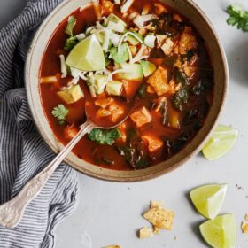 Classic Mexican Tortilla Soup
