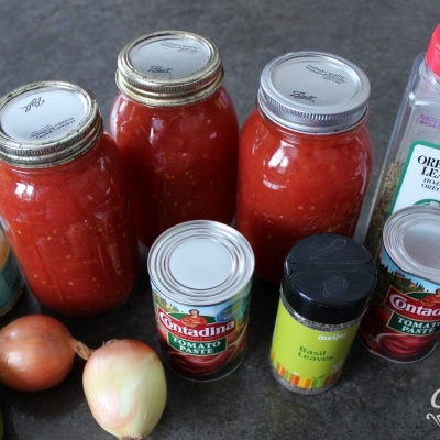 The Best Spaghetti Sauce Recipe Made with Canned Tomatoes