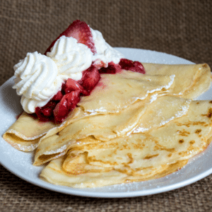 Strawberry Buttermilk Crepes Recipe
