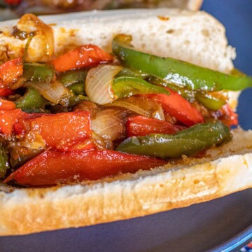 Hot Italian Sausage with Peppers and Onions