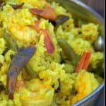 Shrimp and Asparagus Biryani