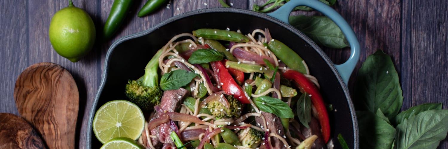 Beef Noodle Stir Fry