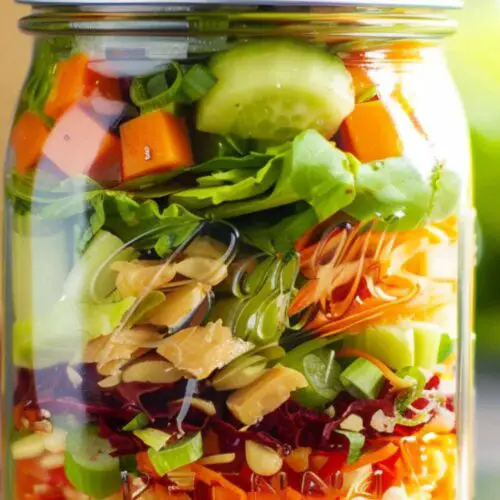 Mason Jar Asian Salad Recipe