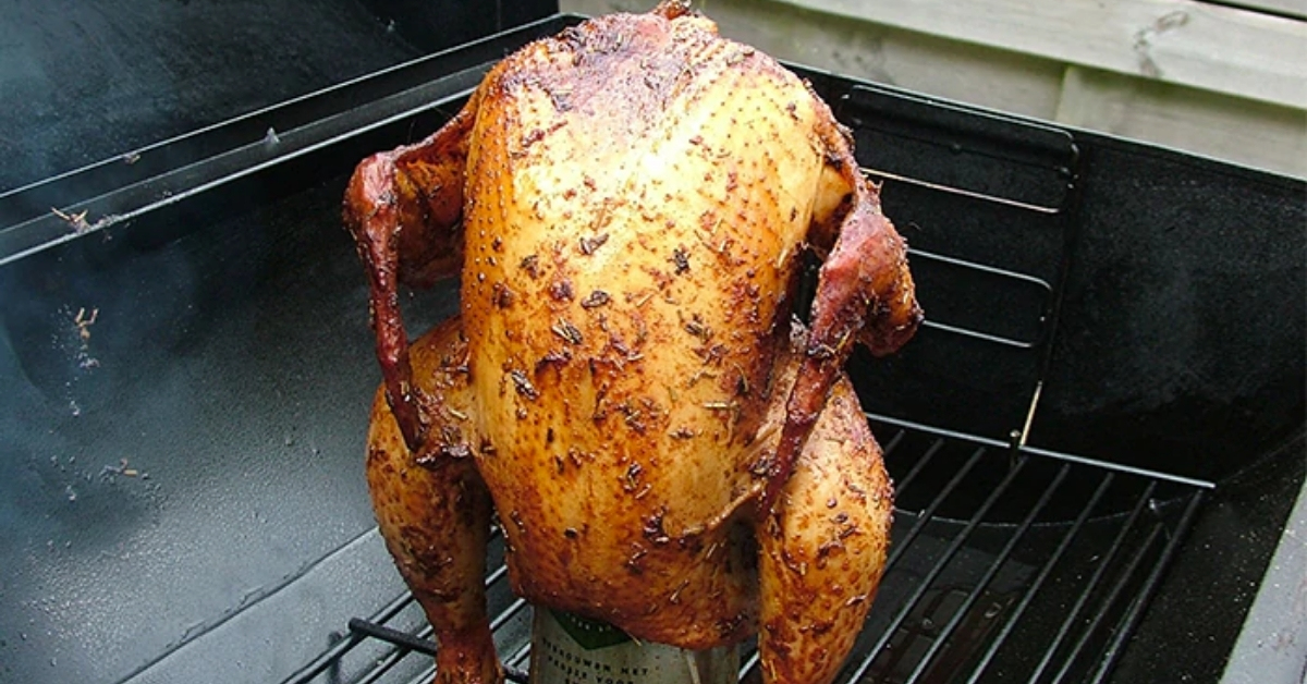 Smoked Beer Can Chicken