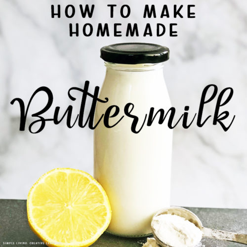 How to Make Homemade Buttermilk