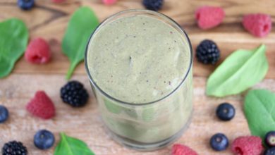 Berry Matcha Protein Smoothie