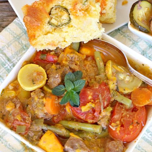 Slow Cooker Beef and Sweet Potato Stew