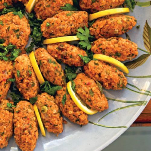 Mercimek Köftesi (Red Lentil Balls)