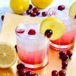 Real Food Cranberry-Lemon Spritzer {paleo, low-carb option}