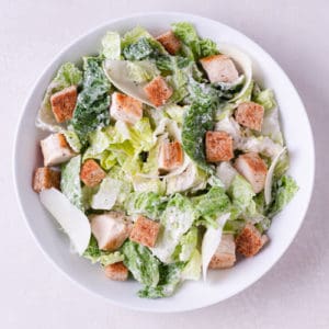 Healthy Chicken Caesar Salad