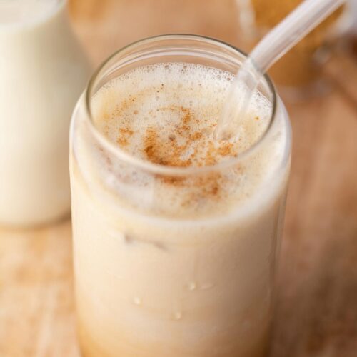 Homemade Iced Brown Sugar Oat Milk Shaken Espresso Recipe