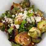 Honey balsamic Brussels sprouts
