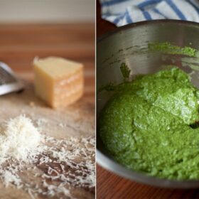 Homemade Arugula Pesto
