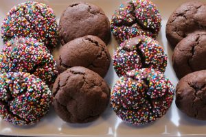 Chocolate Sprinkle Cookies