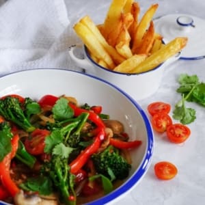 Vegan Lomo Saltado (Peruvian Stir-Fry with Fries!)