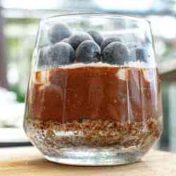 Healthy Chocolate Hazelnut Pudding