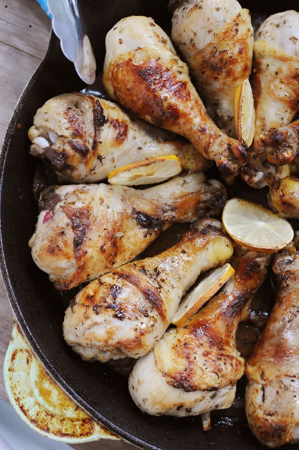 Lemon Roasted Chicken Drummys