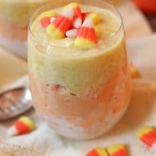 Vegan Candy Corn Overnight Oats