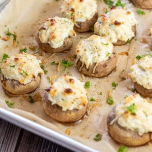 Cream Cheese Stuffed Mushrooms