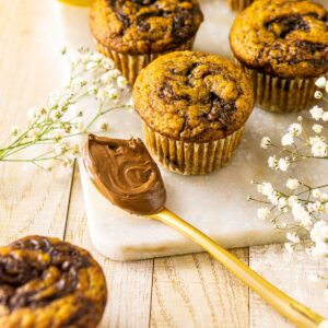 Nutella-Banana Muffins
